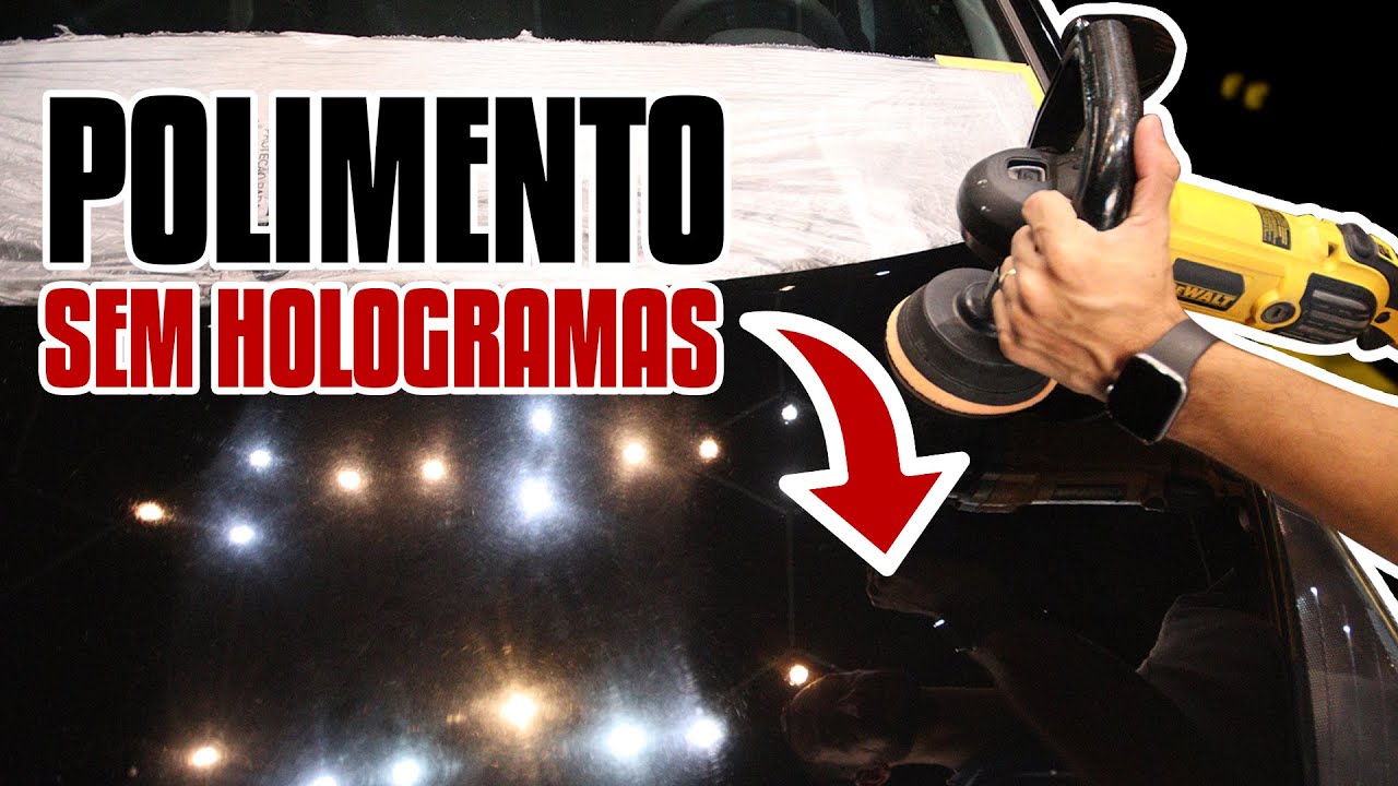 TÉCNICA DE DUPLO CORTE COM A POLITRIZ ROTATIVA | Polimento sem hologramas!