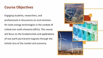 CMI Short Course 2024: Introduction to Rare Earths and Permanent Magnet Materials, Introduction