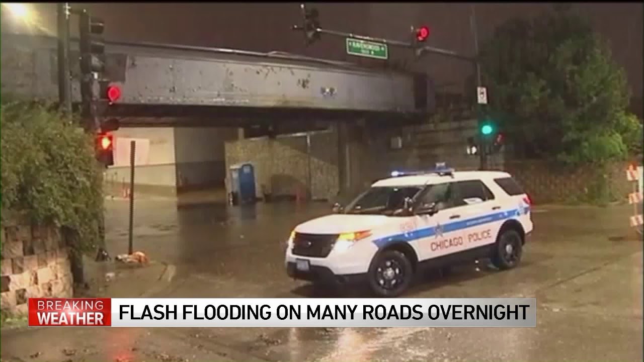 Heavy rain leads to Flash Flooding, road closures across Chicago area ...