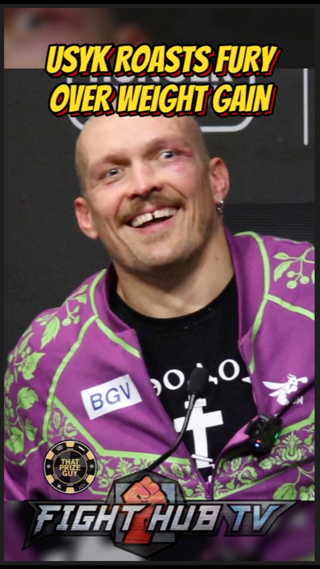 Oleksandr Usyk ROASTS Fury over weight gain!