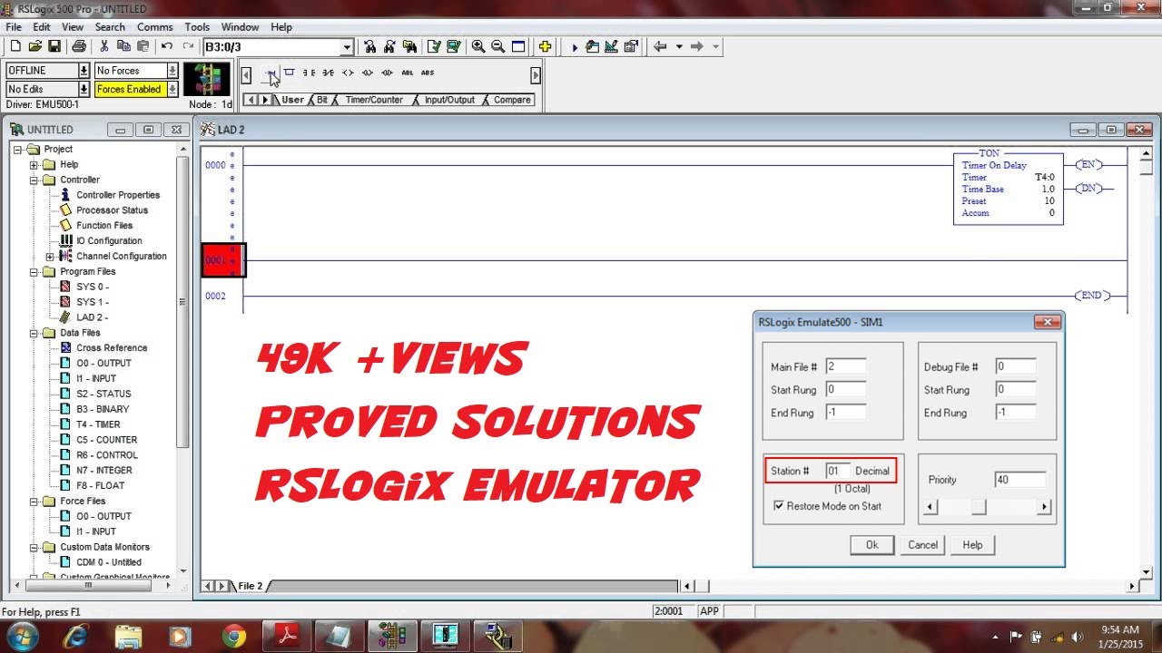 rslogix 500 emulator tutorial