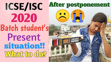 ICSE/ISC 2020 batch student