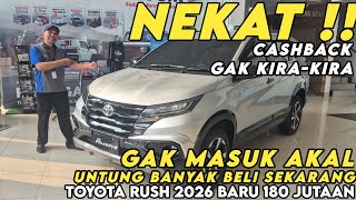 TOYOTA DISKON MENARIK ‼️ TOYOTA RUSH 2026 CUMA 100 JUTAAN