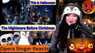 Opera Singer Reacts to The Nightmare Before Christmas - This Is Halloween 🎃