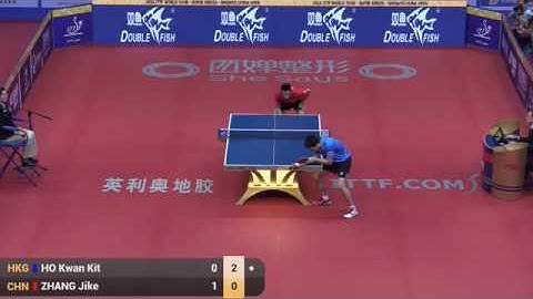 2016 China Open MS QF HO Kwan Kit HKG ZHANG Jike CHN 何钧杰vs张继科