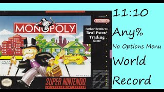 Wr Monopoly Snes Speedrun In 1110