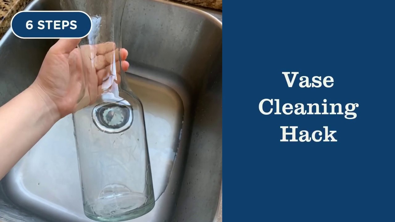 Vase Cleaning Hack - YouTube