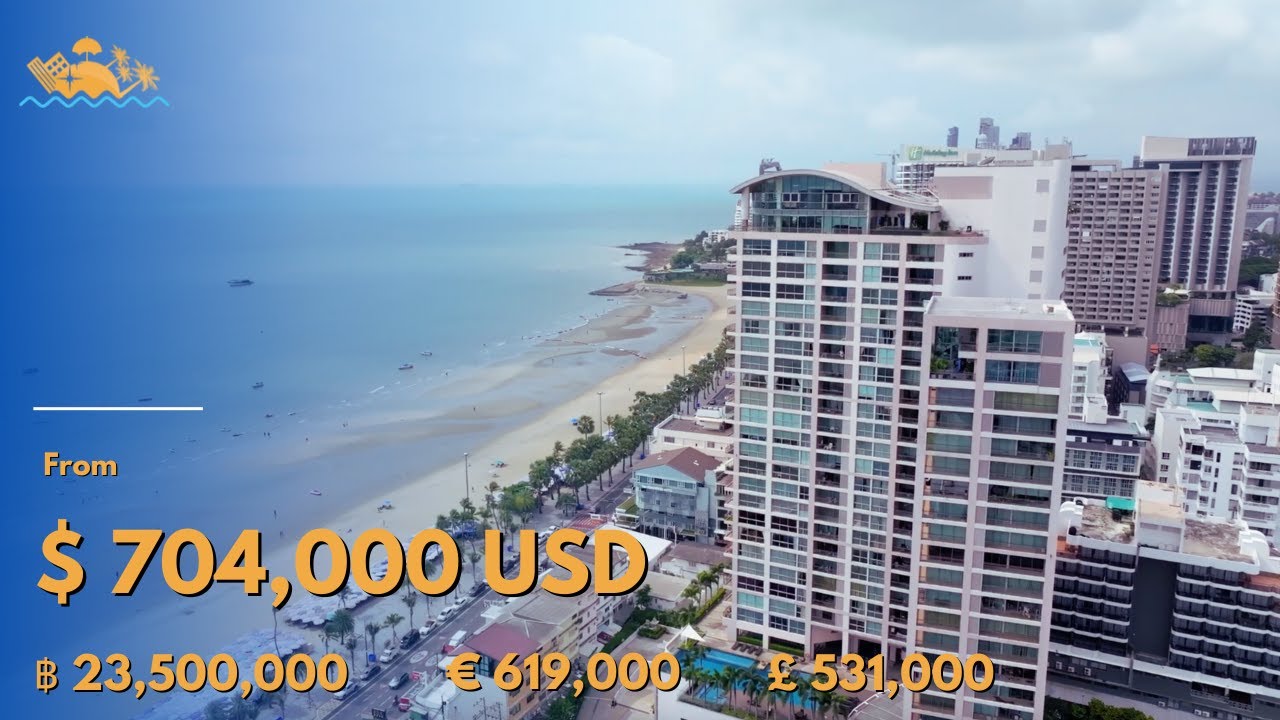 Beachfront Luxury at Northshore Pattaya | From 23.5 M THB (704K USD) | 112+ sqm Stunning Sea Views!