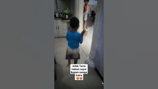 Adek Tama makan sayur bayam sampe habis @desmandantama3489 #shorts #anak #sayur #bayam
