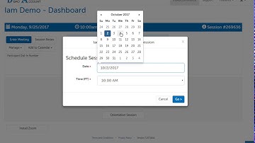 SecureVideo: Scheduling a Session