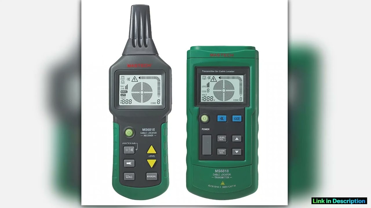 Mastech MS6818 Professional Network Cable Tester Tools for Electrician Portable Wire Cable Lan Trac