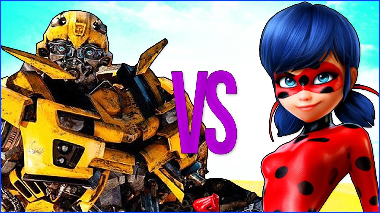 ⁣ЛЕДИ БАГ VS ТРАНСФОРМЕРЫ | СУПЕР РЭП БИТВА | Miraculous Ladybug ПРОТИВ Transformers Bumblebee фильм