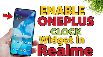 How to Get OnePlus Clock Widget in Realme | How to install OnePlus Clock in Any android device