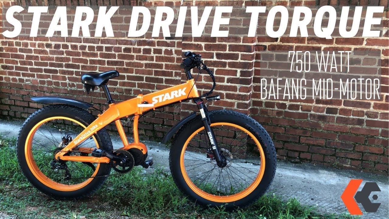 Stark Drive Torque Fat Tire eBike with 750 watt Bafang Mid-drive