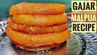 Gajar Malpua Recipe | गाजर का मालपुआ कैसे बनता है | how to make carrot malpua |