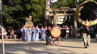 矢上神社新築落成奉祝　現川浮立　20131027 155454