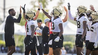 Saints Training Camp Highlights 7\/29\/2023 | New Orleans Saints
