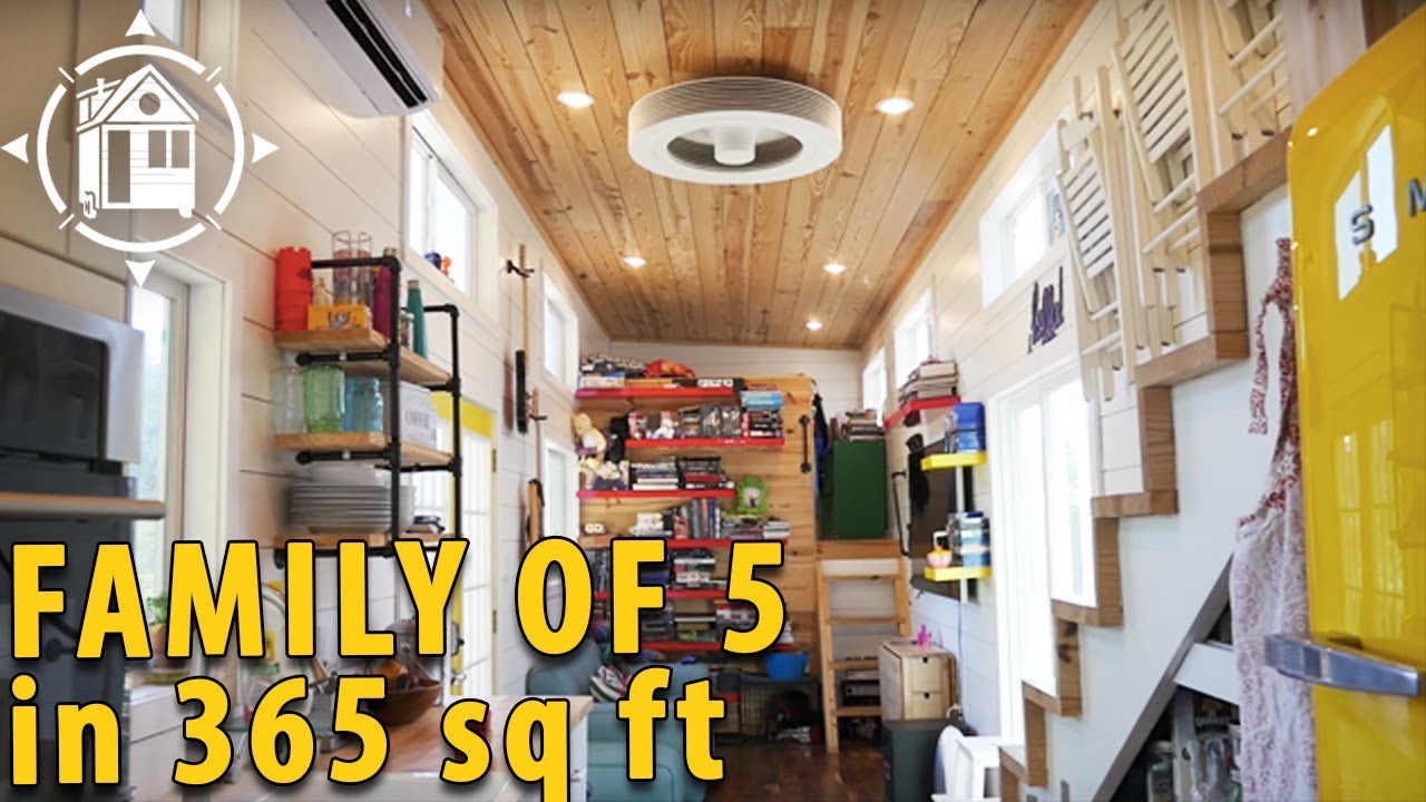  Family  of 5 Downsize to a Nerdy Tiny  House  with No 