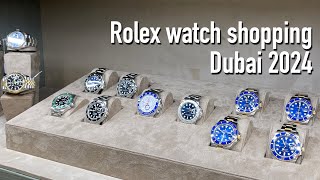 Rolex watch shopping grey market Dubai 2024 -Submariner GMT Master Royal Oaks Omega & Patek Nautilus