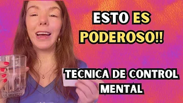 ESTA TECNICA PODEROSA DEL VASO CON AGUA DE LA LEY DE ATRACCION Y CONTROL MENTAL