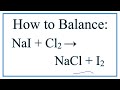 Balancing Chemical Equations