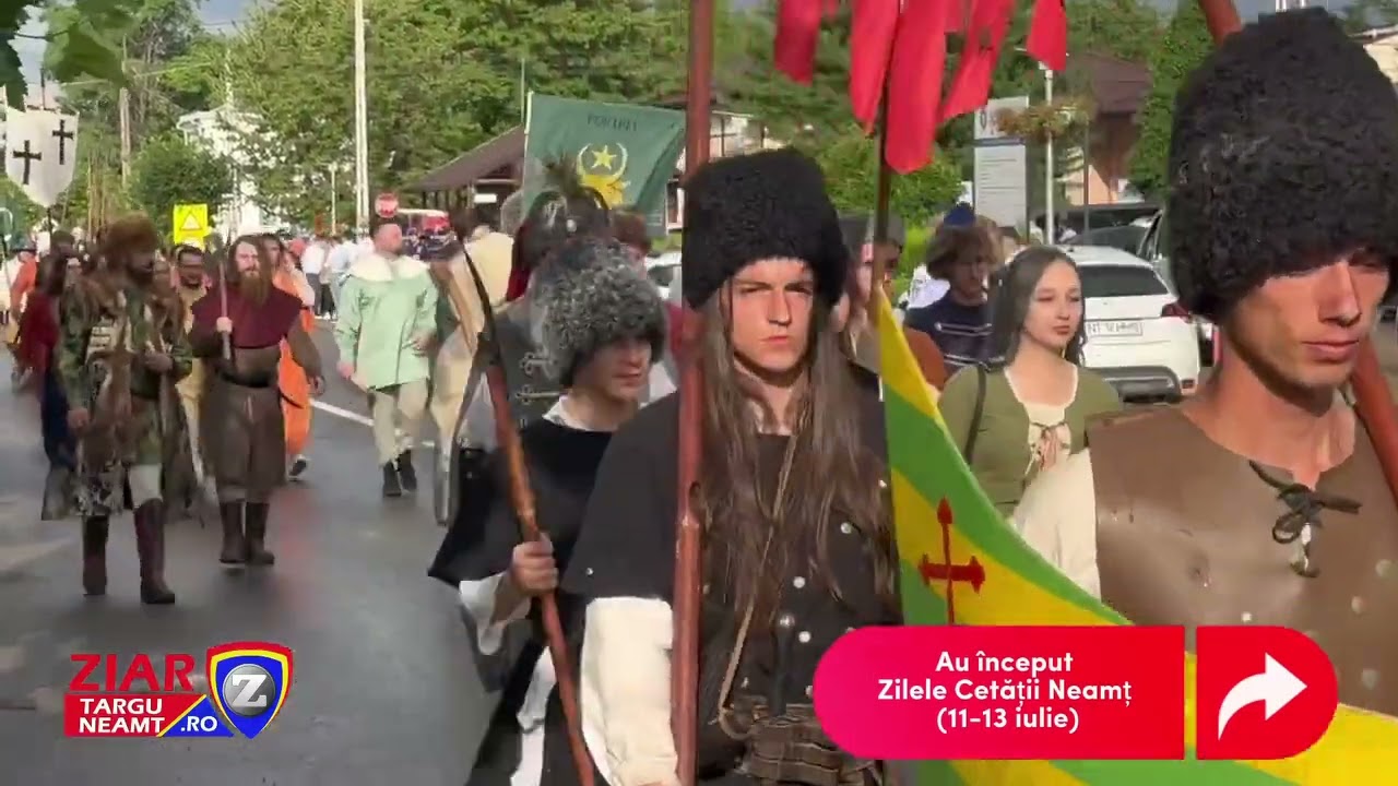 12.07.2025 -Daniel Vasilică Harpa, președintele CJ Neamț, fost primar al orașului, la Zilele Cetății