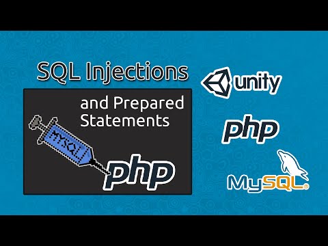 【Unity Easy Backend】MySql Injections (and how to prevent it) #preparedstatements