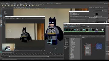 MAYA Lego character modeling - light & render setting