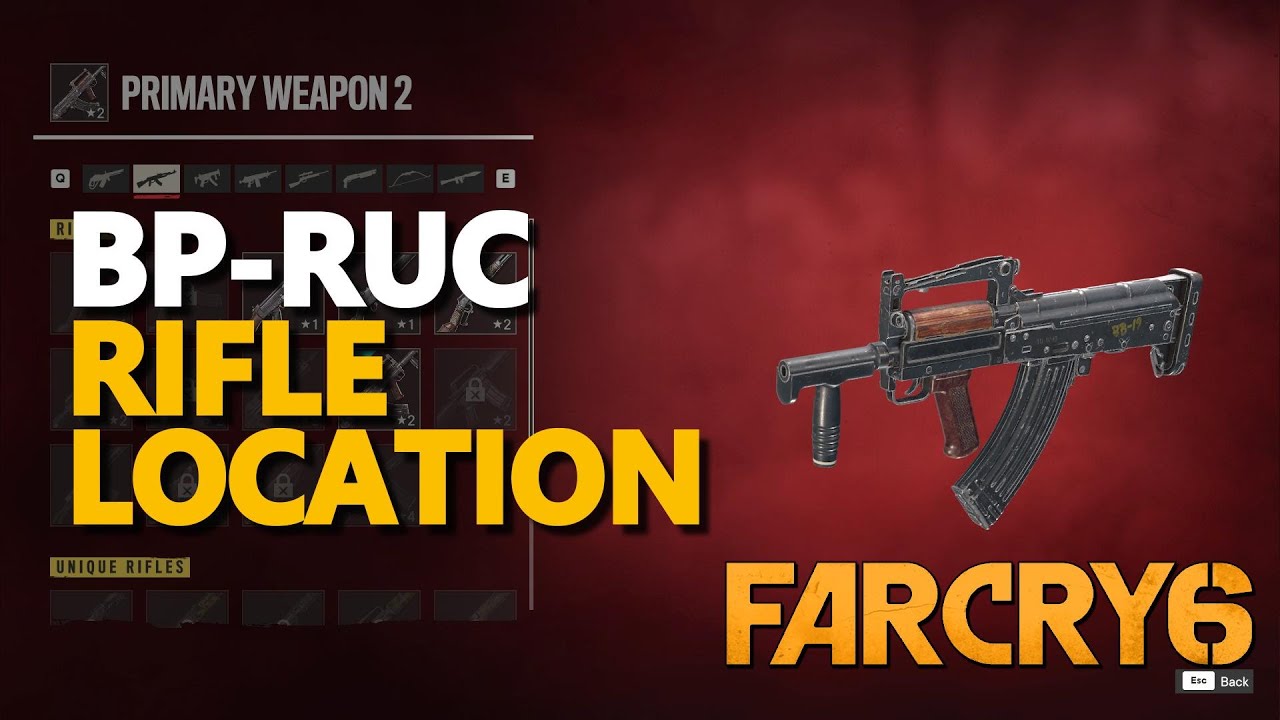 BP-Ruc Far Cry 6 Rifle Location - YouTube