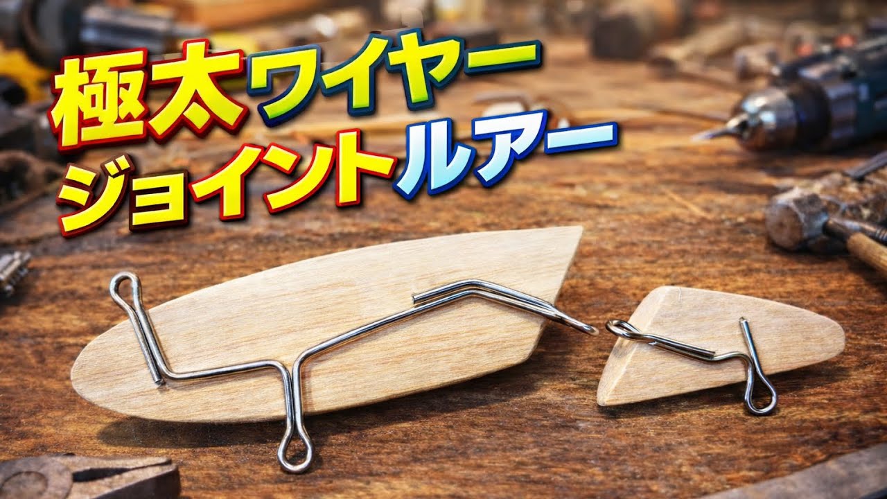 【極太ワイヤー化】新ジョイント内部構造を公開。Upgraded with Heavy-Duty Wire – Inside the Jointed Lure.