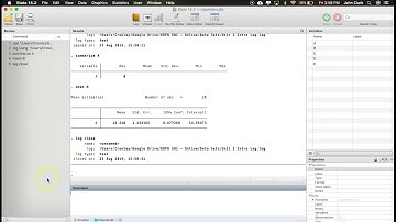 Using Log Files in Stata