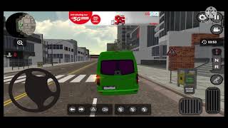 Mini Bus green Clour on Road-simulator -02-Android Gameplay screenshot 5