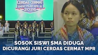 Josepha Alexandra, a high school student suspected of being cheated by the MPR quiz jury, won fir...