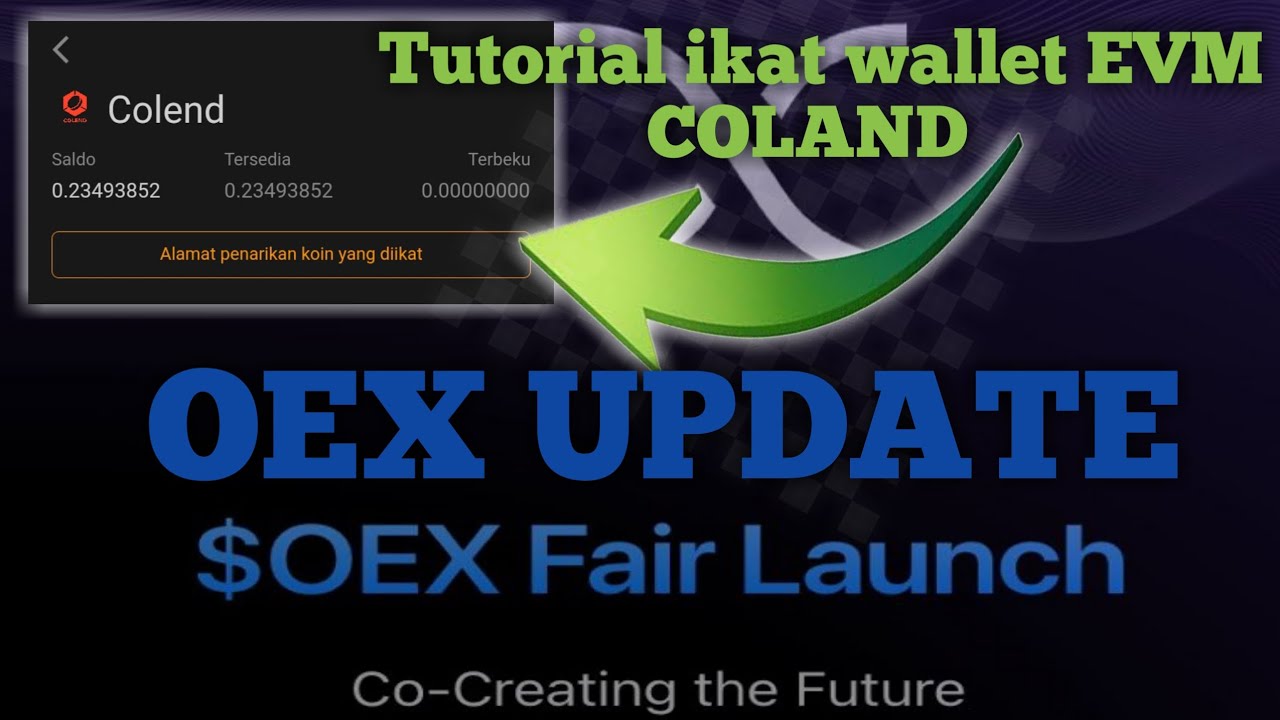 UPDATE OEX FAIR LAUNCH DAN TUTORIAL IKAT WALLET COLEND 