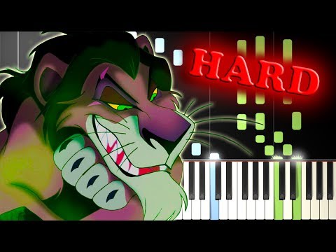 BE PREPARED from THE LION KING - Piano Tutorial