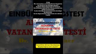Almanya Vatandaşlık Testi -57 #einbürgerungstest
