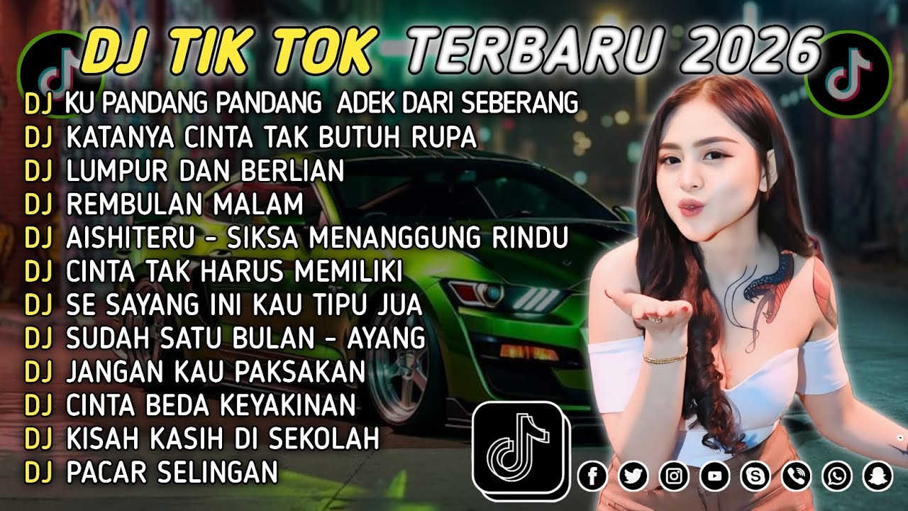 DJ TIKTOK TERBARU 2026 || DJ CINTA DARI SEBERANG 🎵 DJ KATANYA CINTA TAK BUTUH RUPA 🎵 FULL ALBUM❗❗