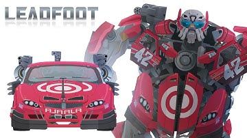 Wreckers LEADFOOT - Short Flash Transformers Series