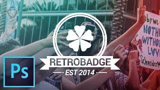 Урок Photoshop: Как создать ретро бейдж. Retro Badge Onetwostudy Урок Photoshop: Как создать ретро бейдж. Retro Badge Onetwostudy