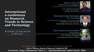 International e-conference on Research Trends in Science and Technology