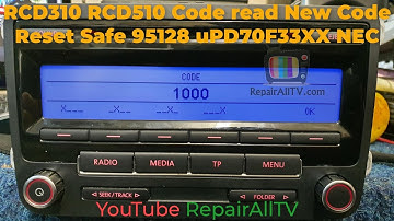 VW RCD310 RCD510 Code read New Code Reset Safe 95128 uPD70F33XX NEC BLAUPUNKT