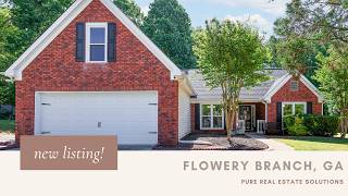 Wow! This New Listing In Flowery Branch, Georgia Is A GEM.  Brooke Lucas, Realtor