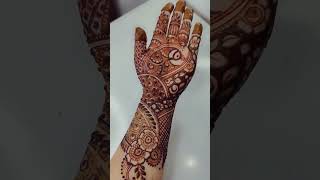 Full Hand Mehndi Design #shorts #henna #mehndidesign #viral #bridal #mehndi