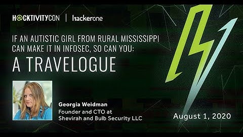 h@cktivitycon 2020: Keynote Speaker Georgia Weidman