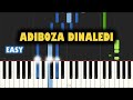 Major League Djz, Adiboza - Dinaledi feat Mpho Sebina | EASY PIANO TUTORIAL by SAPiano