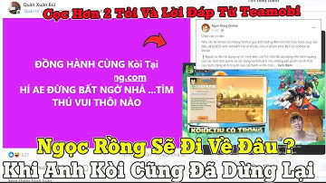 Ngọc Rồng Online - Sẽ Đi Về Đâu Khi A Kòi Octiiu957 Cũng Đã Dừng Lại...Lời Đáp Trả Cực Gắt Từ Admin