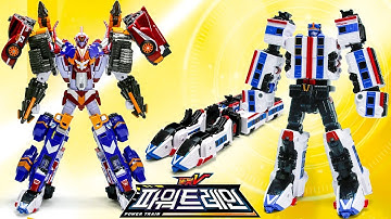 Tobot V Power Train + Speed Monster Rocket 5 Combo Combine MASTER V Car Robot Toys