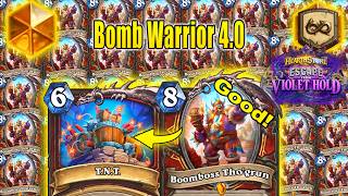 Bomb Warrior Deck 4.0 Is Back In August To Break The Wild Meta Escape from Violet Hold | Hearthstone screenshot 4