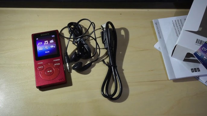 Sony NW-E394 - YouTube Walkman Unboxing Overview Black 8GB