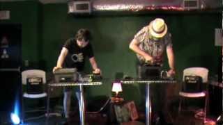 Steve Ladensack and Andrew Chadwick at Laboratory Music 5 - electronics and turntable